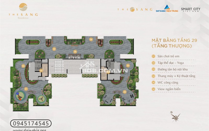 DỰ ÁN CĂN HỘ THE SANG RESIDENCE ĐÀ NẴNG SÁT BIỂN - GIÁ SIÊU HỢP ĐỐI VỚI 1PN - 2PN -3PN